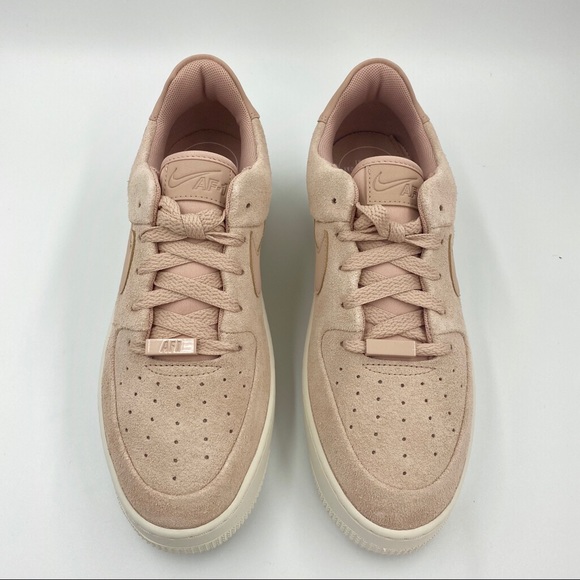 Nike Womens Air Force 1 Sage Low Particle Beige - Picture 5 of 7